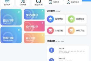 2023智慧云打印小程序源码下载 多店铺开源版 +前端