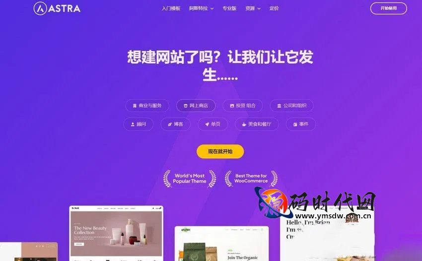 「Astra Pro正版全家桶」WordPress独立站终极解决方案｜官方$49主题+Pro插件+中文汉化